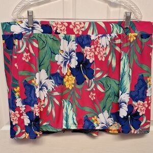 q. Cacique Vibrant Floral Swimwear Size 24